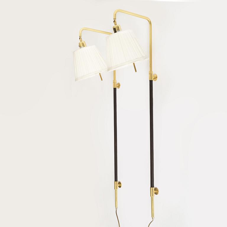 Wall lamps, a pair, Blond Belysning AB, Värnamo, Sweden, 2000s.