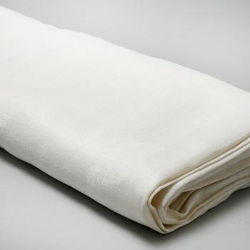 Three linen table cloths, 19th and 20th century.