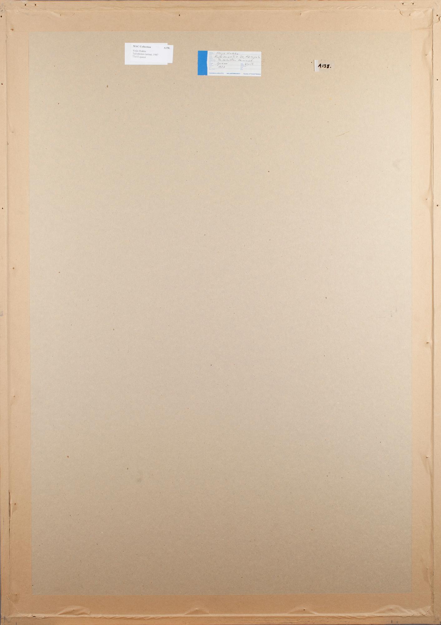 VEIJO HUKKA, gouache, signerad och daterad -87.