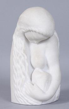 FIGURIN, sten, monogramginerad "S F", 1900-tal.
