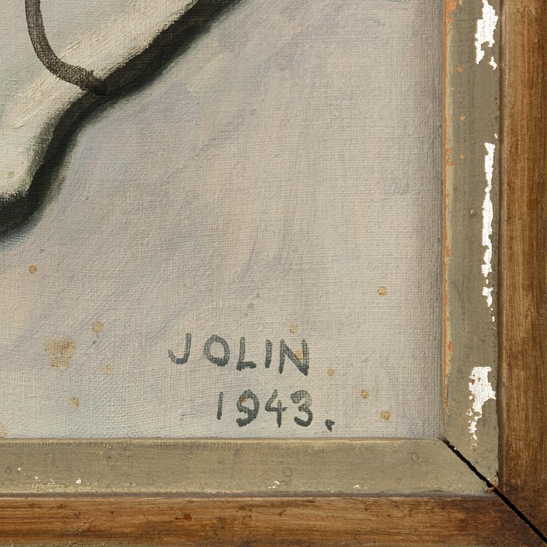 Einar Jolin, Vinterbild, Stockholm.