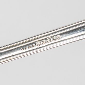 Casket with a cutlery service, approximately 218 pieces, silver, model "Adlerstråhle", GAB, 1917.