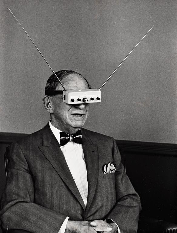 Alfred Eisenstaedt, "Hugo Gernsback", 1960-tal.