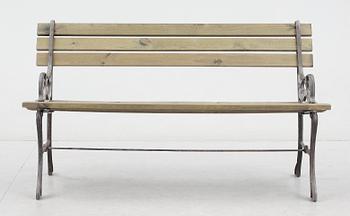 TRÄDGÅRDSSOFFA, gjutjärn, 1900-talets andra hälft.