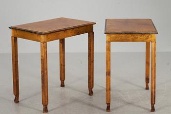 BORD, ett par, art deco. 1920/30-tal.