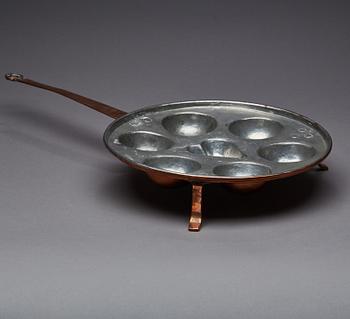 MUNKPANNA, koppar, 1800-talets senare del.