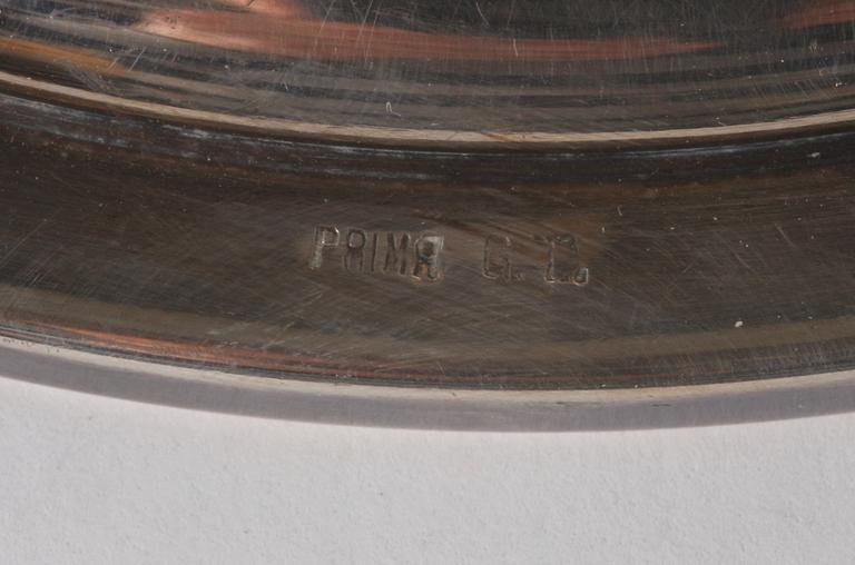 KANDELABER, art decostil, nysilver.