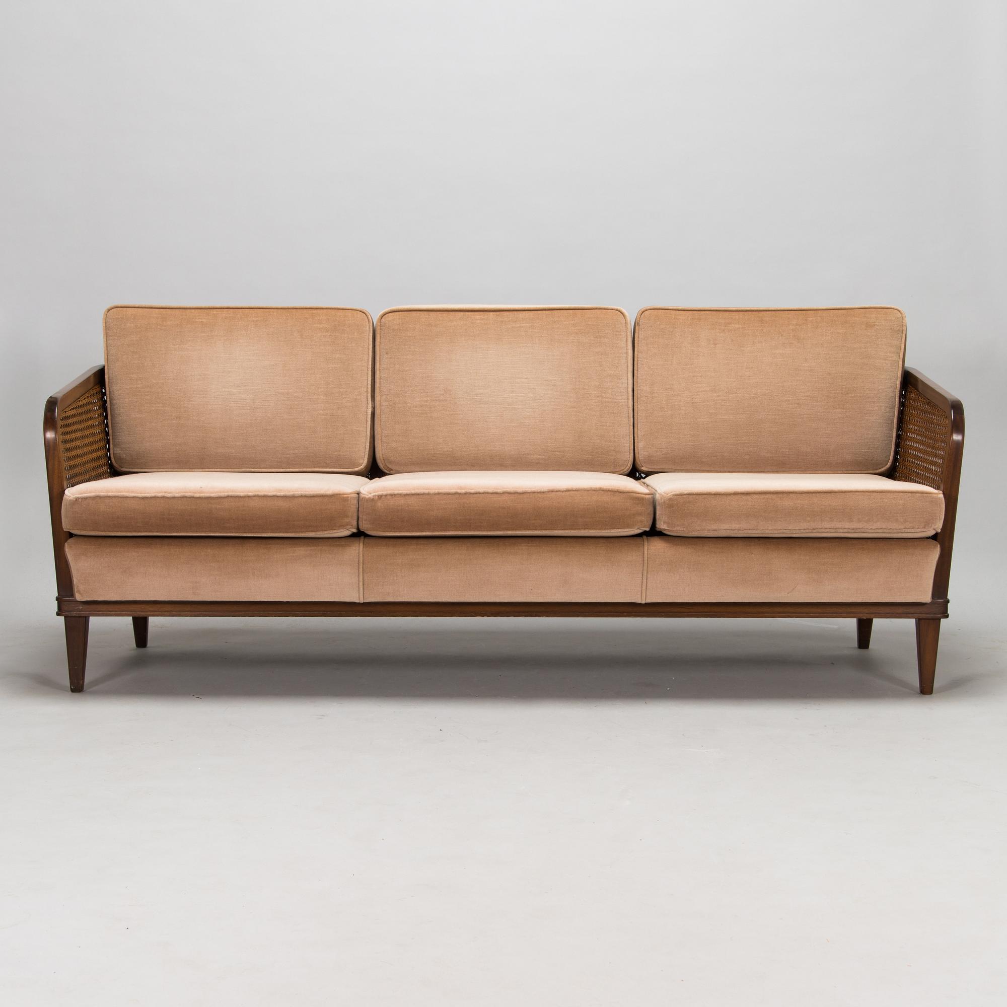 Soffa, ett par, Paul Boman, Finland 1930-tal.