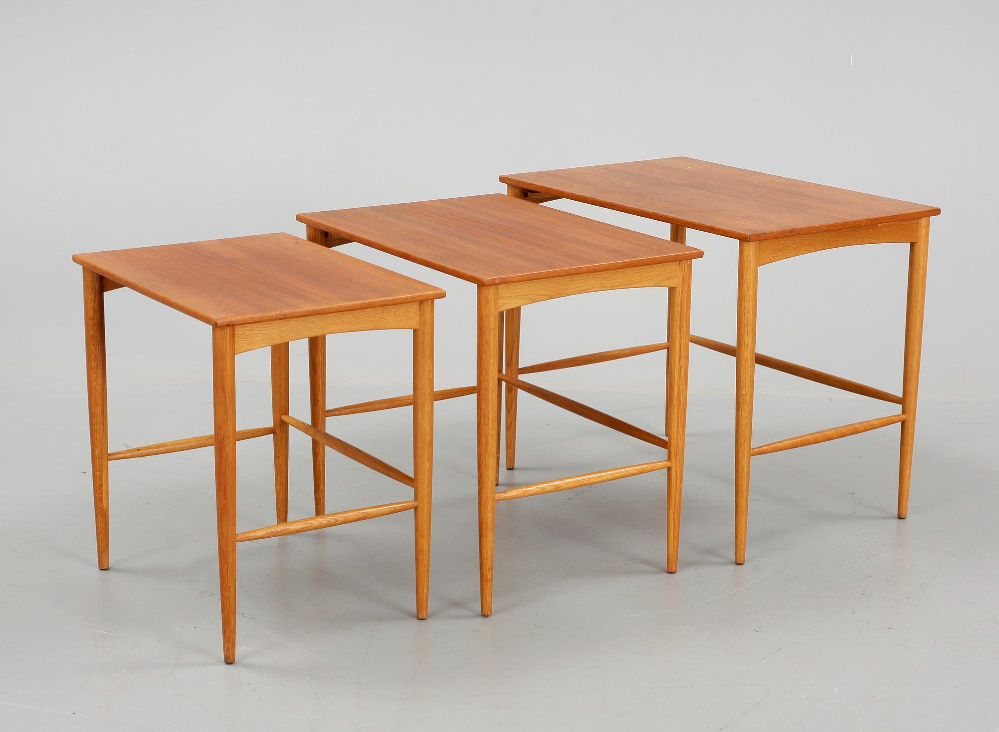 SATSBORD, 3 delar, Bodafors, Bertil Fridhagen, 1950-tal.