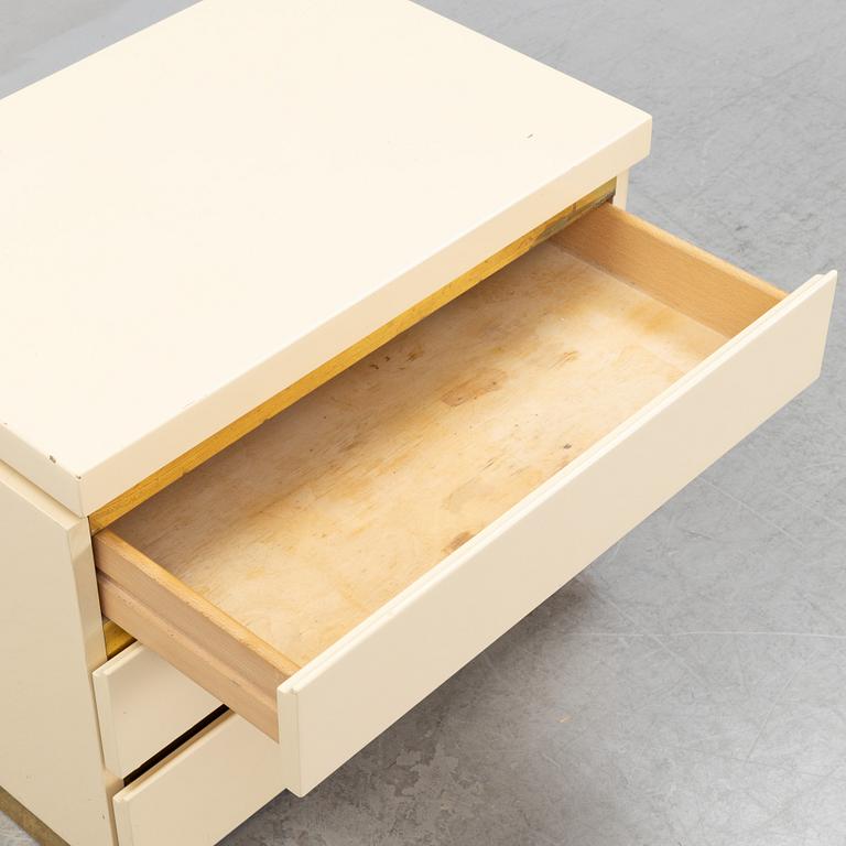 Jean-Claude Mahey, a pair of bedside tables/chests of drawers, 1970's.