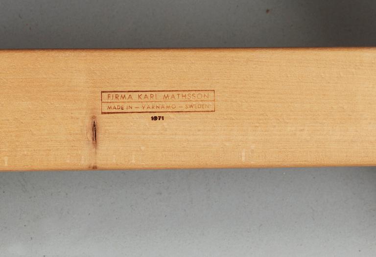 FÅTÖLJER, ett par. "Eva", Bruno Mathsson.