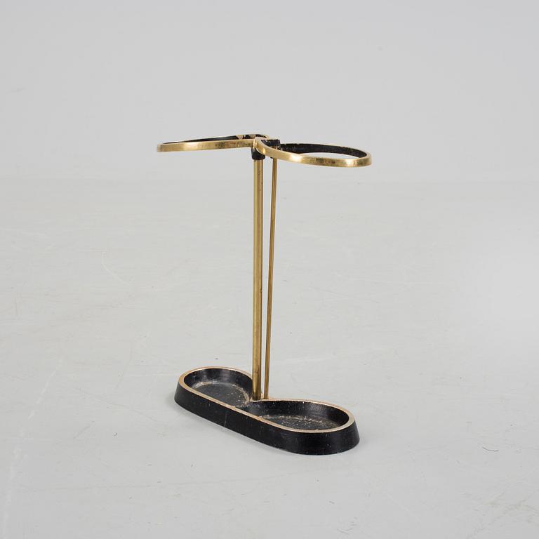 A mid 20th century brass umbrella stand Germany.