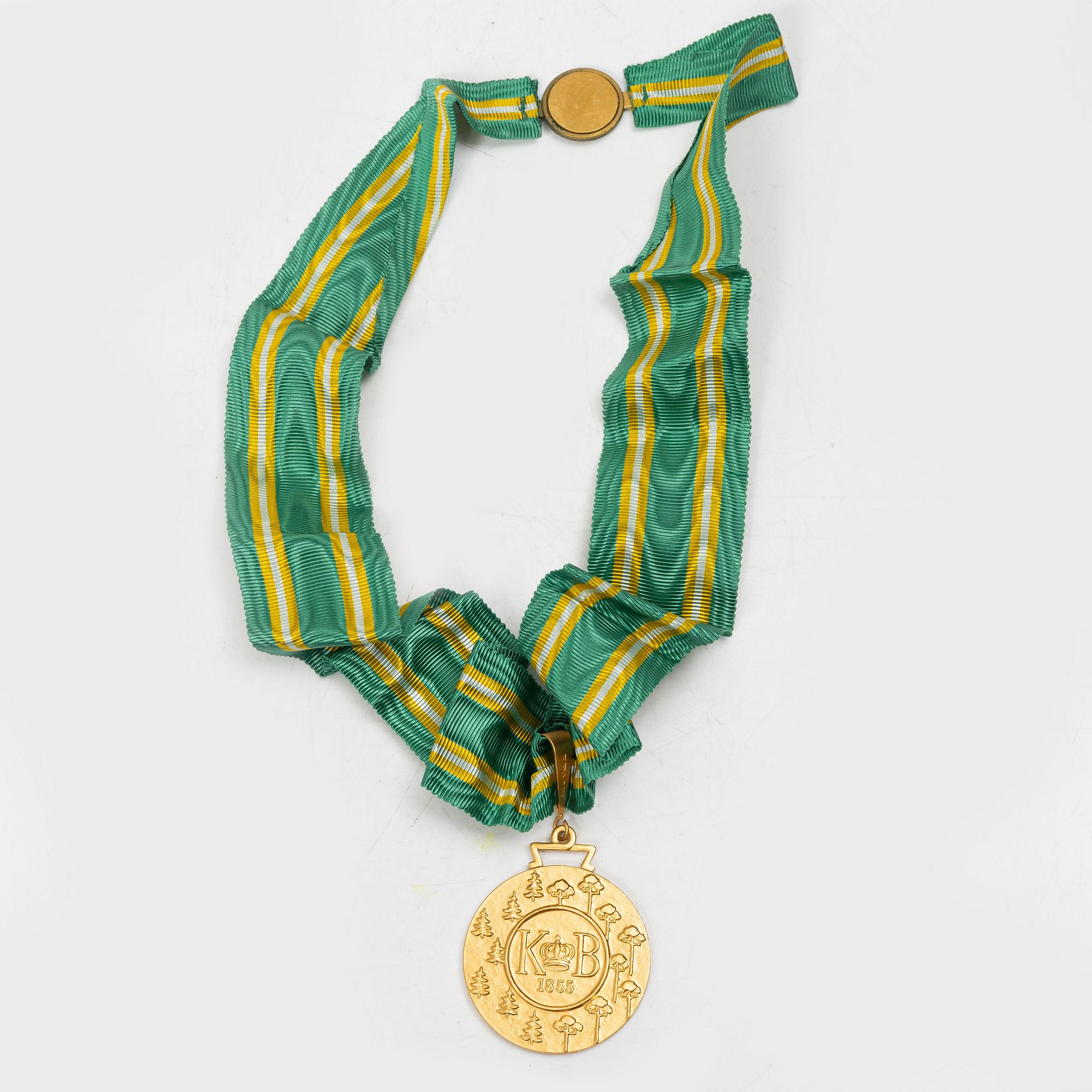 An 18K gold medal, Sporrong, Stockholm 1958.