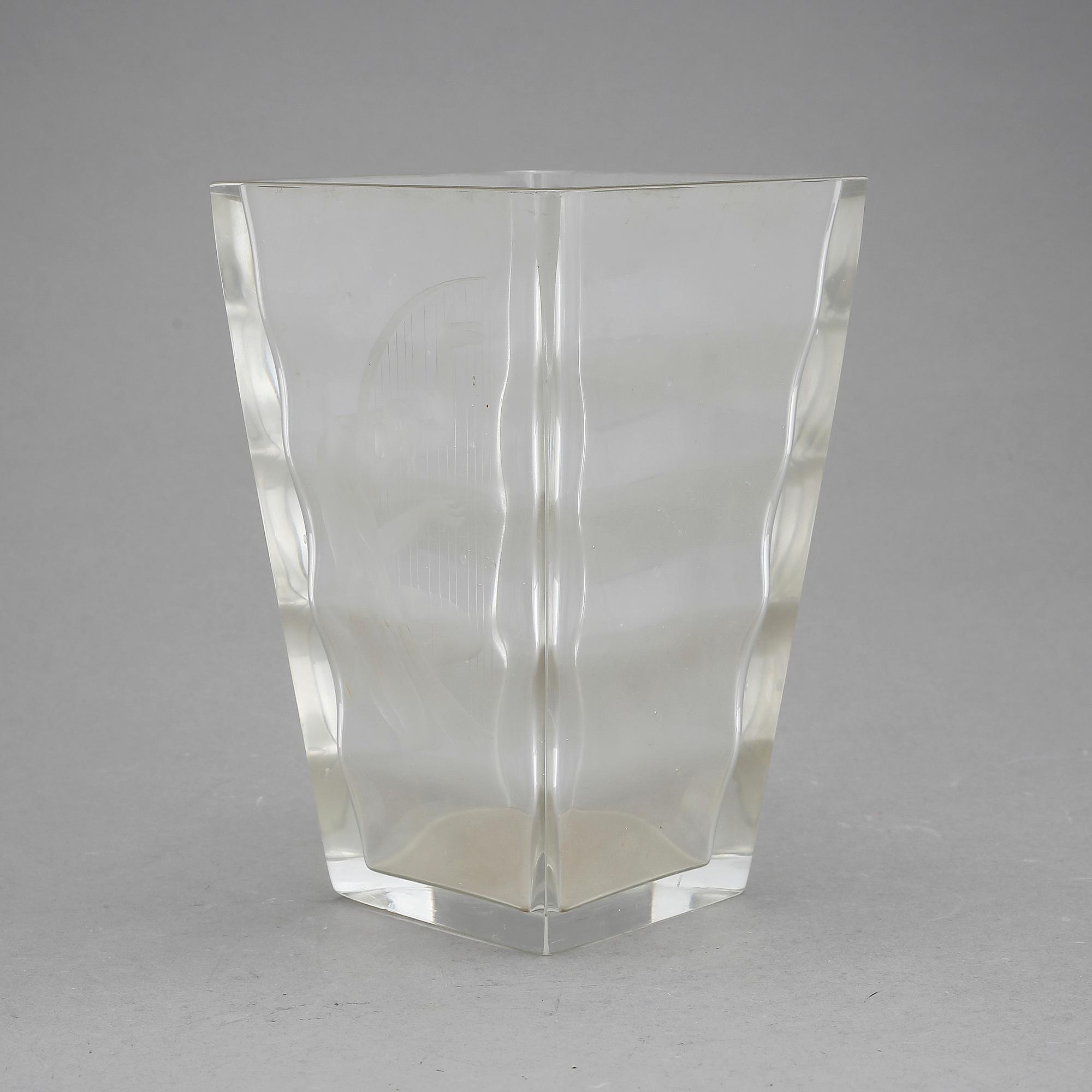 VAS, glas, Vicke Lindstrand, Orrefors.