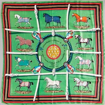 SCARVES, 2 st, siden, Hermès.