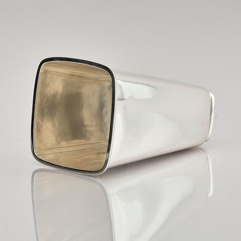 Åke Strömdahl, a sterling silver vase, company Hugo Strömdahl AB, Stockholm 1961.