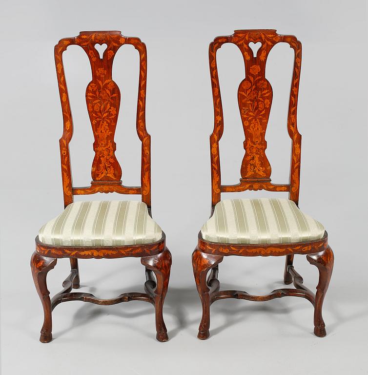 STOLAR, ett par, senbarockstil, 1900-talets början.