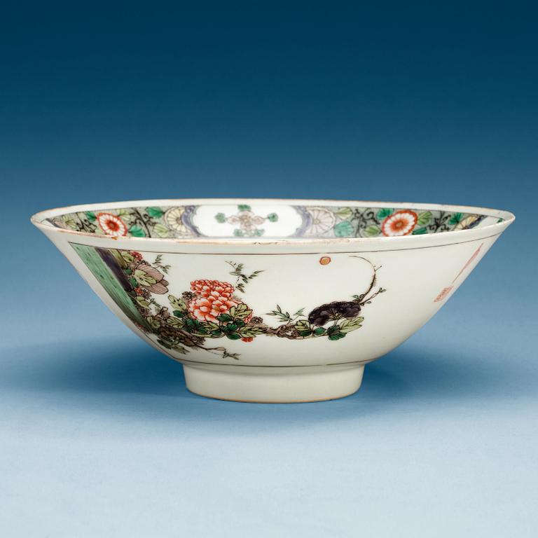 SKÅL, porslin, Qing dynastin, Kangxi (1662-1722).