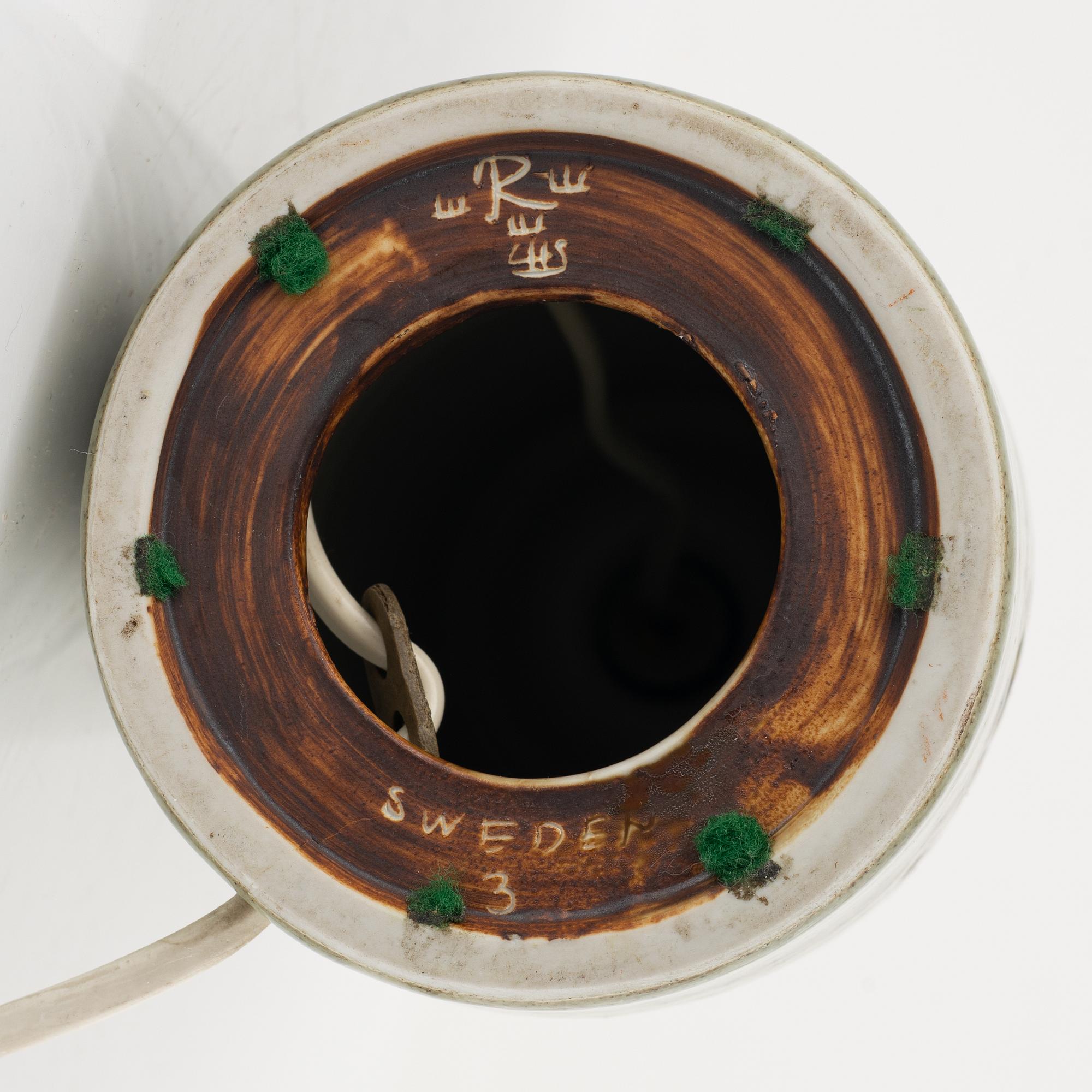 Carl-Harry Stålhane, a stoneware table light, Rörstrand.