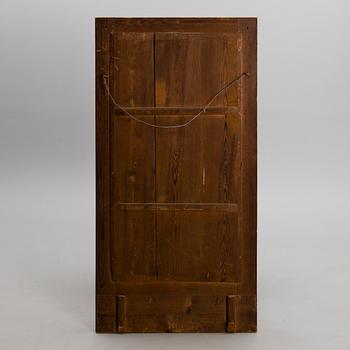 MIRROR AND CONSOLE TABLE, empire, mahogany, first half of the 19th century.