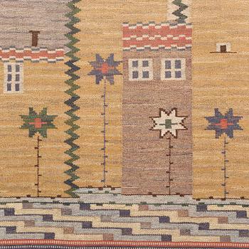Märta Måås-Fjetterström, draperi, "Perugia", rölakan, ca 247 x 150 cm, signerad MMF.