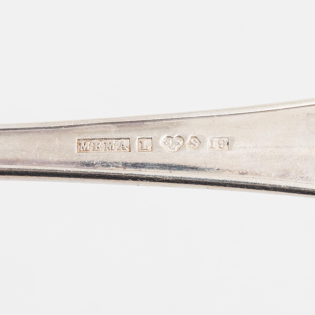 Bestickservis, 78 delar, silver, modell "Symfoni", Mema, Lidköping bl a 1960.