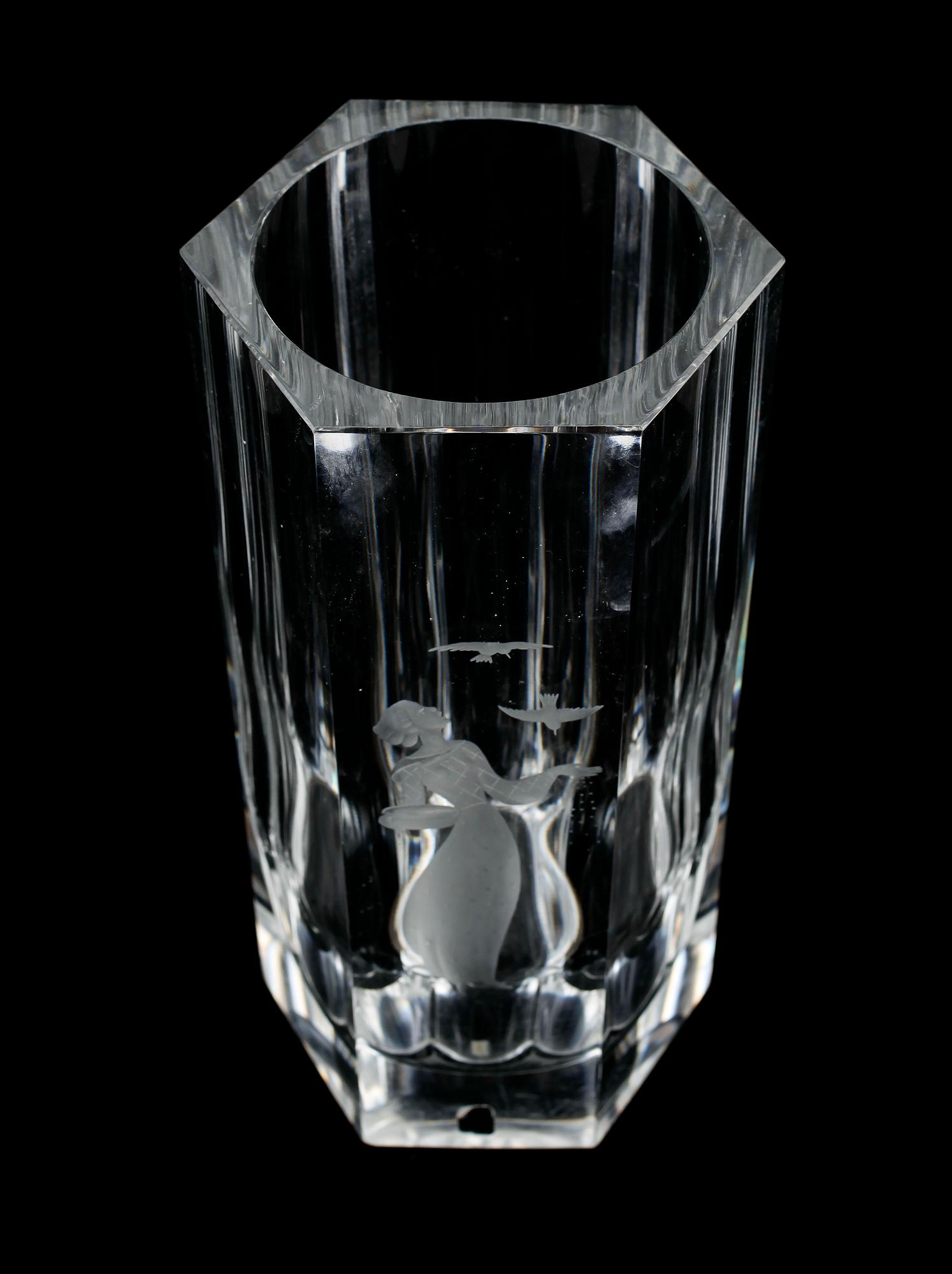 VAS, glas, Elis Bergh, Kosta, 1930-/40-tal.