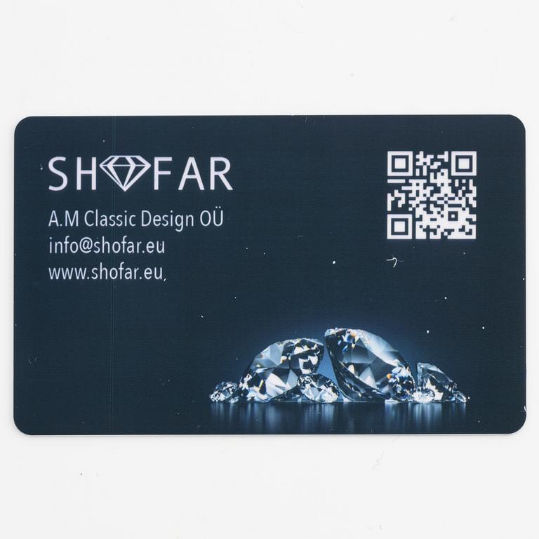 Tennisarmband 18K vitguld med briljantslipade diamanter totalt 3.82 ct.