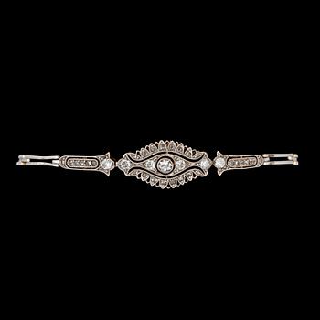 945. A diamond bracelet. Early 20th century.