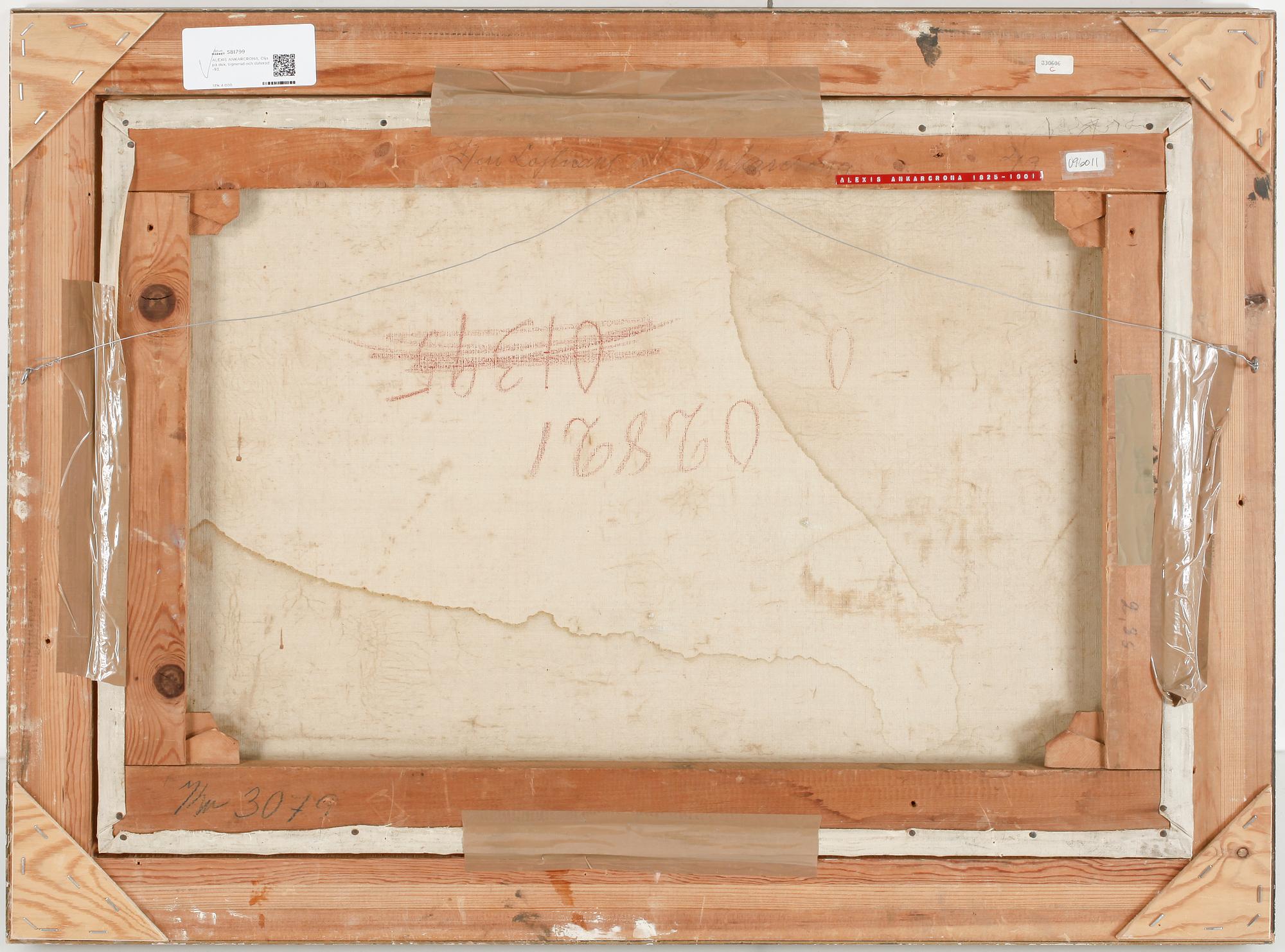 ALEXIS ANKARCRONA, Olja på duk, signerad och daterad -93.