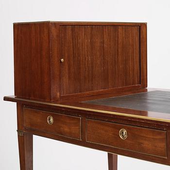 A late Gustavian style writing table, 19th century.