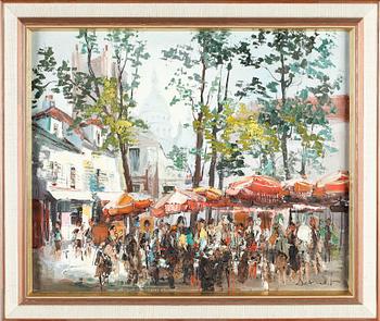 LUCIEN DESMEDT, olja på duk, signerad.