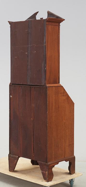 VITRINSKÅP, England, 1700/1800-tal.