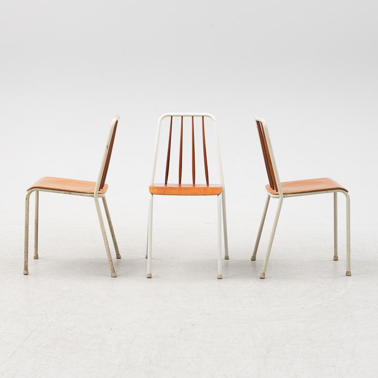 A set of eleven chairs by Bjärnums Slöjdfabrik AB, mid 20th Century.