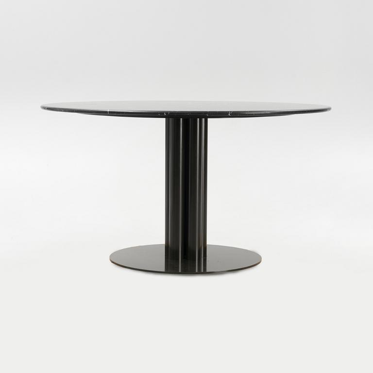 Louise Roe, a 'Roundabout' dining table with marble top.