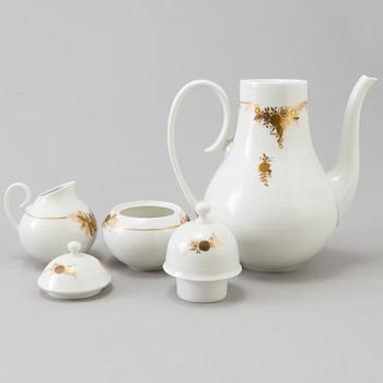 MOCCASERVIS, ca 12 delar, porslin, Björn Wiinblad, Rosenthal, 1900-talets andra hälft.