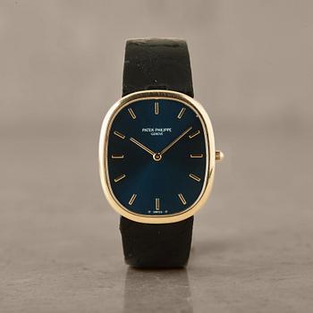 125. PATEK PHILIPPE, Genève, Golden Ellipse, "Jumbo", armbandsur 31 x 35,5 mm,