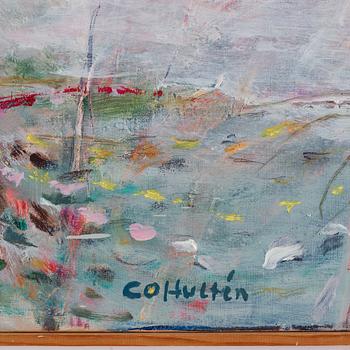 CO HULTÉN, oil on canvas, signed and dated 1962 on verso.