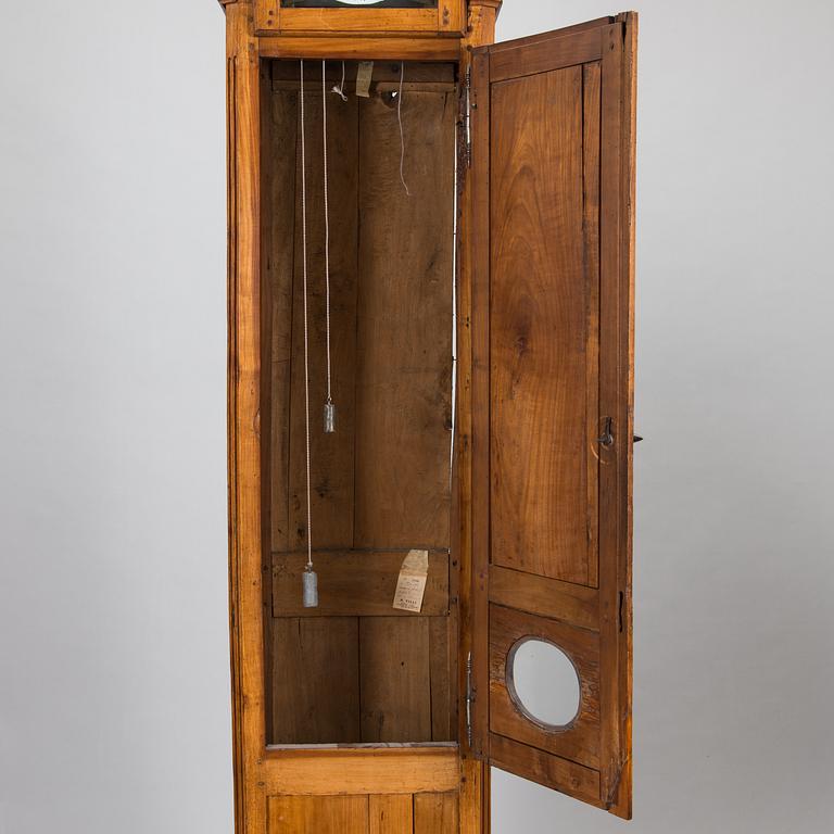 A French mid 18th century Louis XV longcase clock.