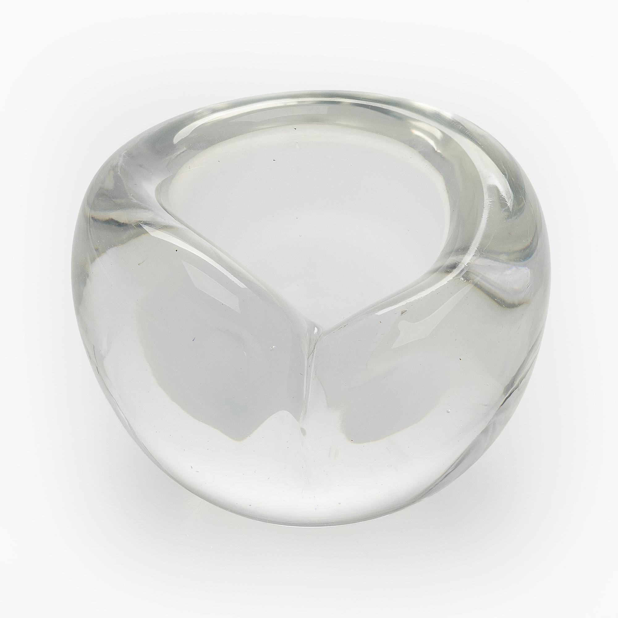 Tapio Wirkkala, malja, malli 3521, Iittala, signeerattu Tapio Wirkkala Iittala.