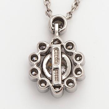 Tiffany & Co, kaulakoru, platinaa ja  briljanttihiottuja timantteja.
