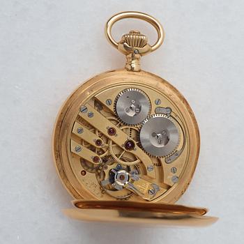 IWC, International Watch Co, Schaffhausen, pocket watch, 52 mm, hunting case,