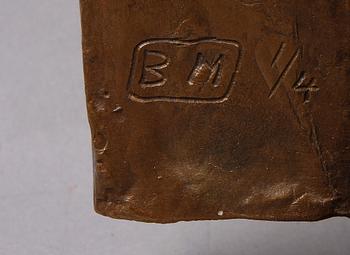 BROR MARKLUND, relief, brons, sign o numr 1/4.