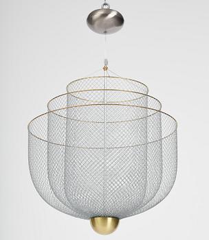 Rick Tegelaar, a "Meshmatics" ceiling lamp, Moooi, Netherlands, post 2016.