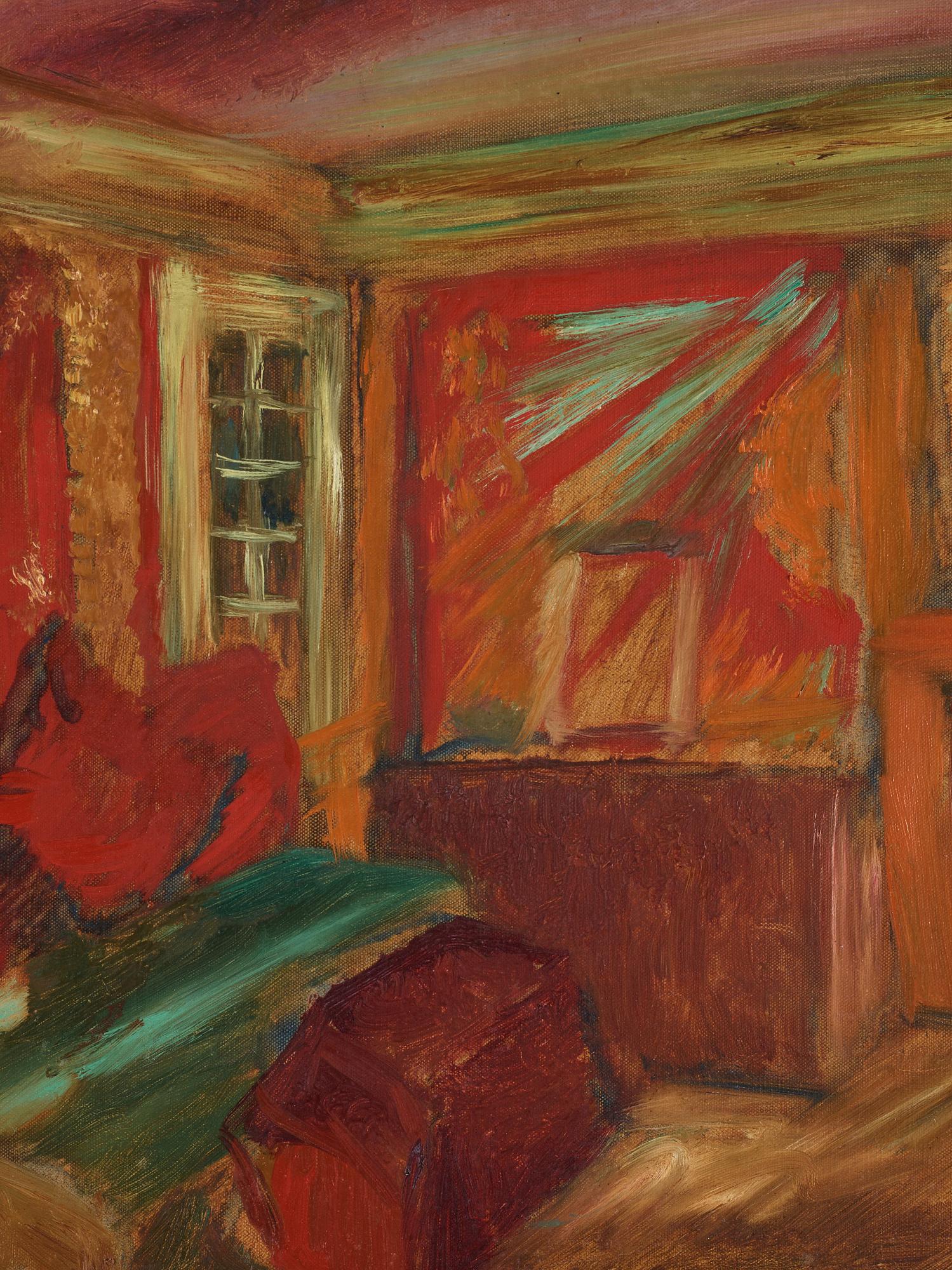 Sigrid Hjertén, "Röd interiör".
