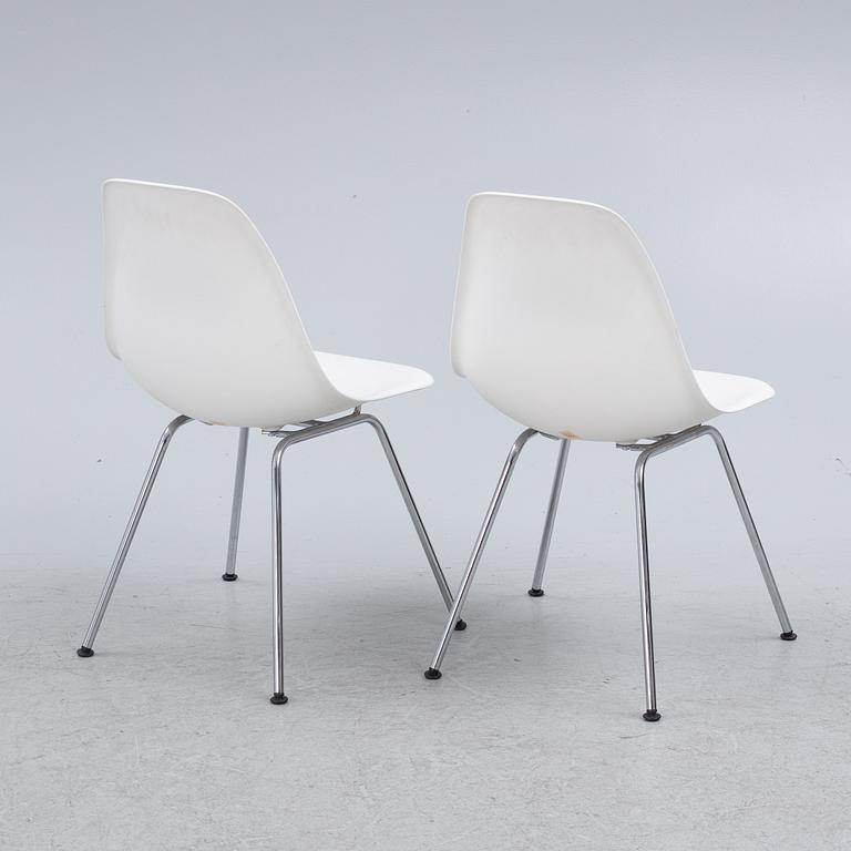 Charles & Ray Eames, stolar, 6 st, "RE Plastic Chair - DSX". Vitra.