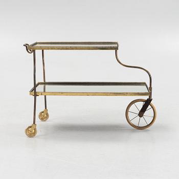 Josef Frank, a model 889 serving trolley, Firma Svenskt Tenn, Sweden, mid 20th century.