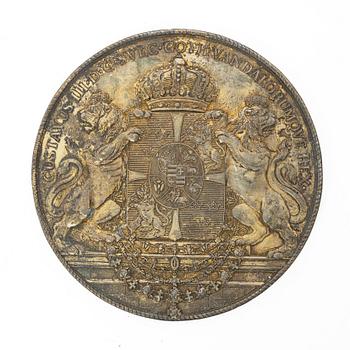 Copy of the seal with the great national coat of arms.