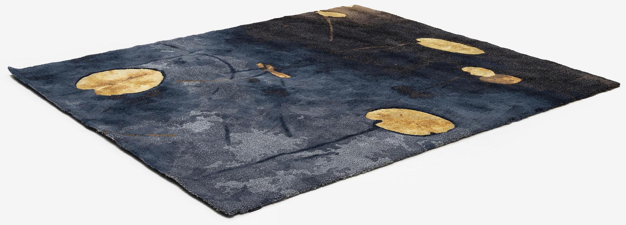 Denise Grünstein, a hand tufted 'Folium' carpet, hand tufted, c. 270 x 230 cm, Ferreira de Sá, Portugal.