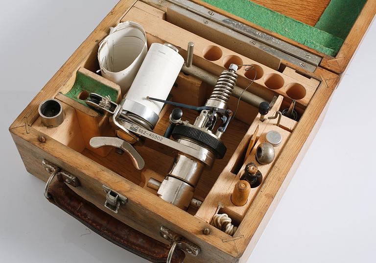 MEKANISK TRYCKINDIKATOR, Maihak, Tyskland, omkring 1900-talets mitt.